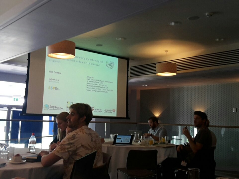 At the annual <a href="/Soil_Security/">Soil Security Team</a> conference learning all about the great science that has been done on #soil health and #agriculture.