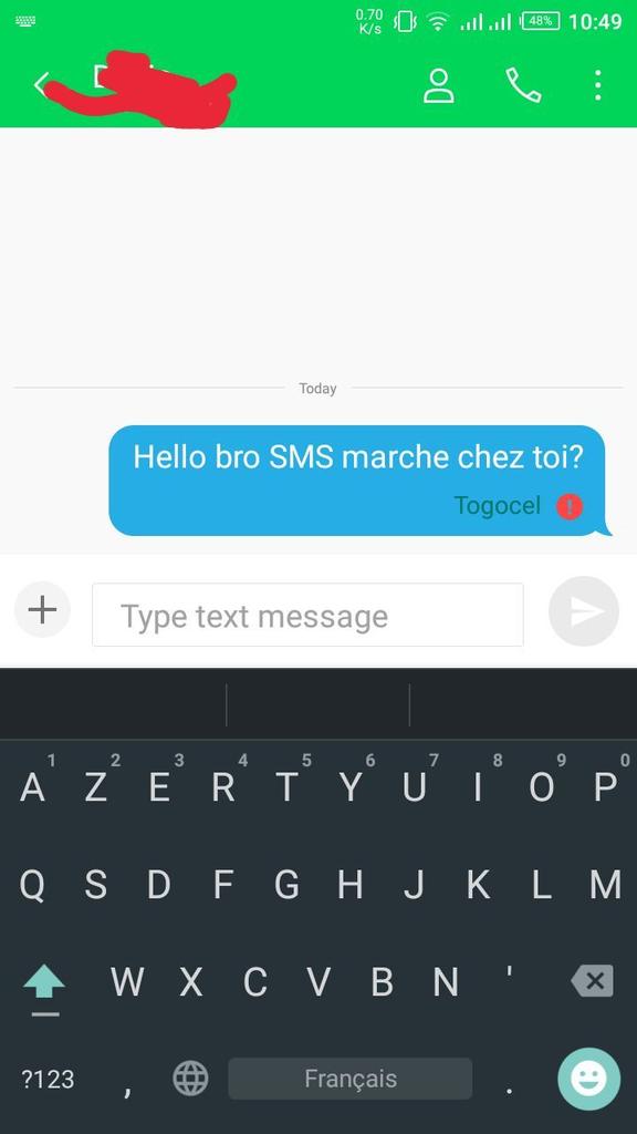 ameklou's tweet photo. Ils sont déterminé à couper le #Togo du monde même le #SMS ne marche pas #FreeInternet #Internet #InnovTogo https://t.co/3VhUiwMCmI