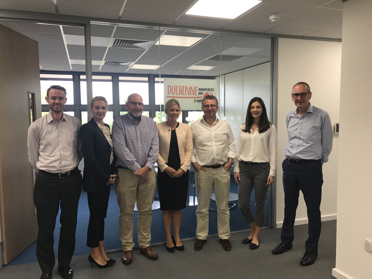 DuchenneUK's tweet image. Yesterday we met David Roblin @Summitplc's new COO and President of Research and Development to discuss their drug development plans #WDAD17