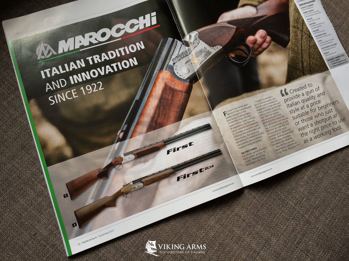 VikingArmsLtd's tweet photo. Marocchi First feature in this month's Tackle & Gun. #Marocchi #GameShooting #GameGun #MarocchiFirst #DL14 #Italian #VikingArmsLtd https://t.co/3ME38nqPki