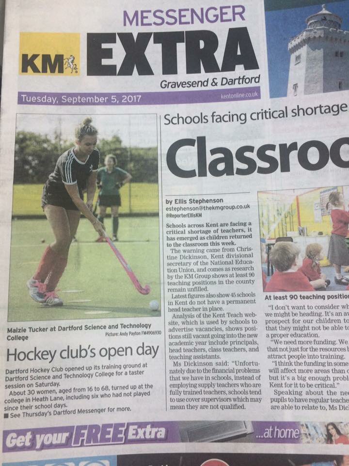 DartfordHC's tweet photo. Keep an eye out for us in @KM_newsroom! Training starts on Monday 11th 7.30 - 9 come along! https://t.co/IJQAacO6QU