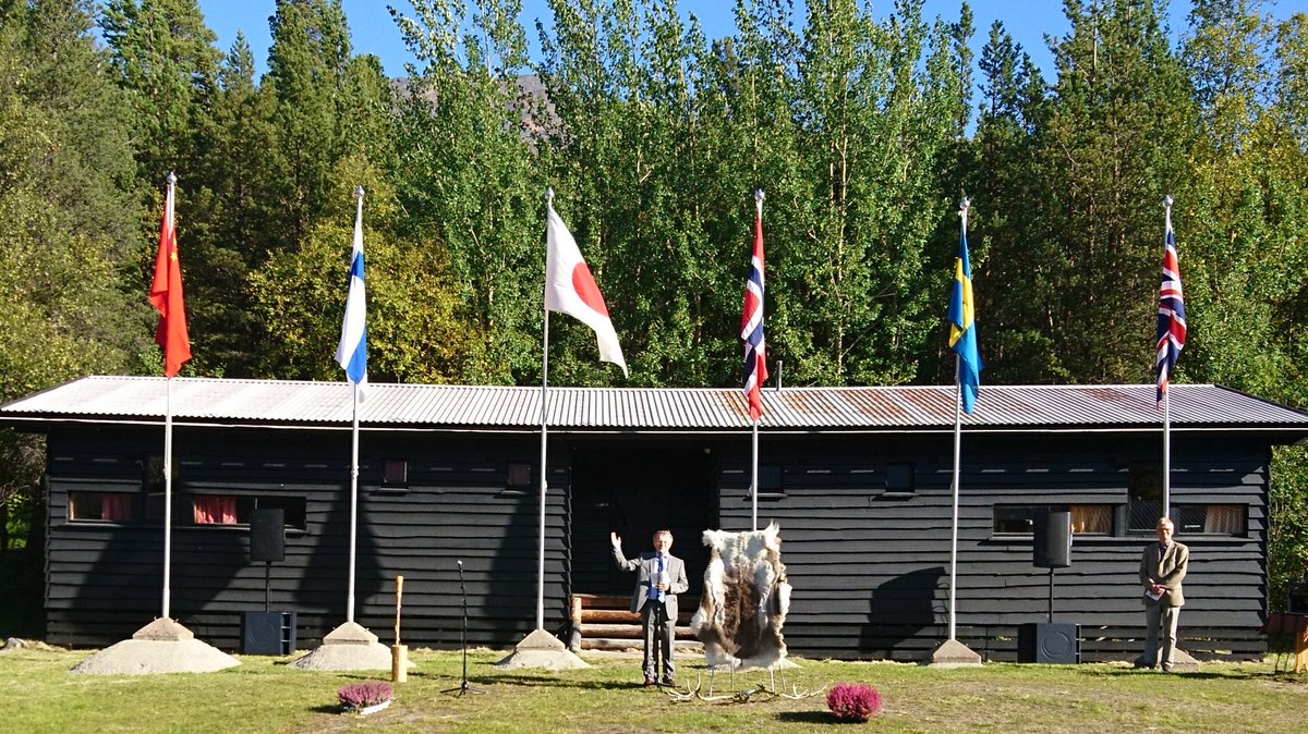 EISCATofficial's tweet image. The mayor of Storfjord municipality on the #EISCAT_3D opening event.