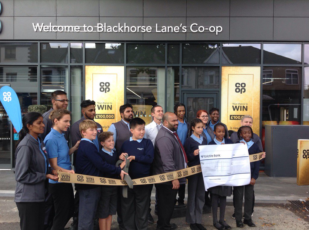 #beingcoop 
Black Horse Lane E17. Launched today with the support of Hillyfield Primary Academy. Great store and Team