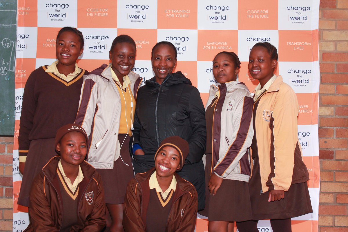 Code4ChangeSA's tweet photo. Check it... Check It... Check It Out ---- Our very own Girl Coders #CodeChikas #CodeJIKA #YouthDevelopment #Codinginschools https://t.co/asL7Vii2CD