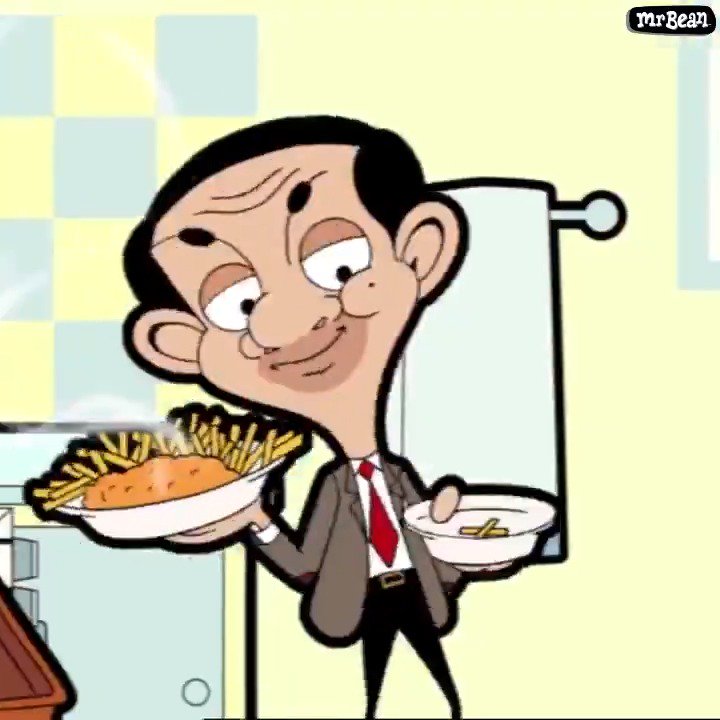Mr Bean on Twitter "Just want to eat my dinner in peace 🍝 📺 👎 mrbean…