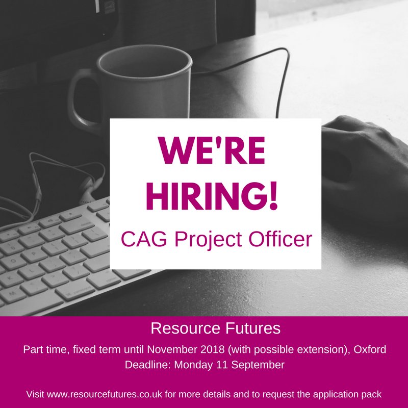 Passionate about supporting grassroots environmental action? @CAGOxfordshire are recruiting for a Project Officer bit.ly/2gH9TB9