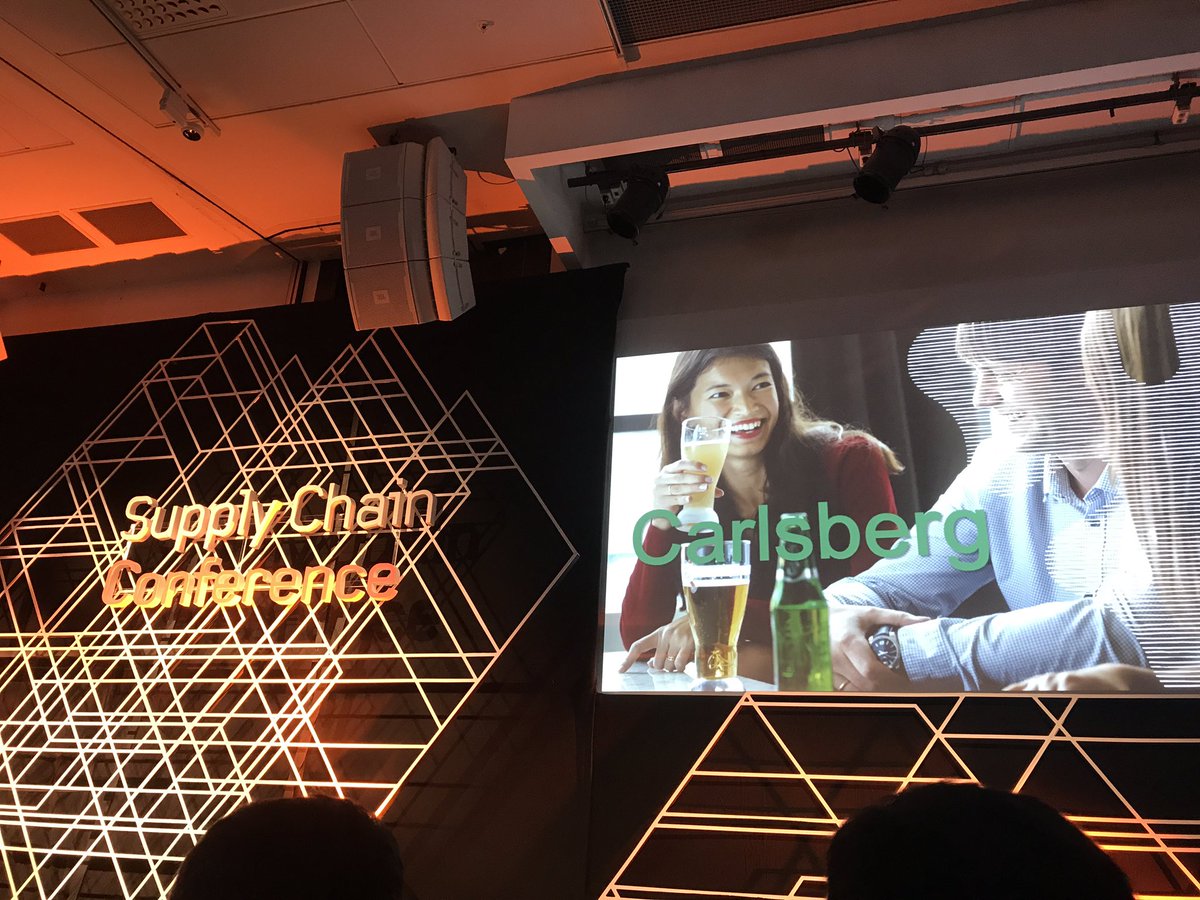 Haaampaan's tweet photo. Beer time! Carlsberg shares their experiences of supply chain network design. #carlsberg #SupplyChain #OptilonSCC https://t.co/jU0cjap5EQ