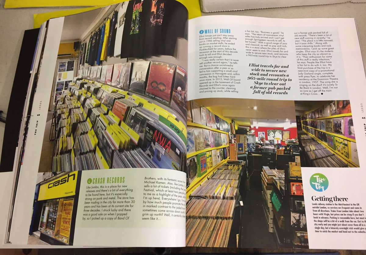 Just picked up a copy of <a href="/longlive_vinyl/">Long Live Vinyl</a> Includes a nice feature about #Leeds record shops including us @thewallofsound <a href="/JumboRecords/">Jumbo Records</a> etc.