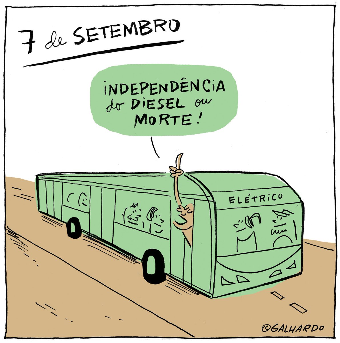 O diesel matará 178 mil pessoas até 2050, a um custo de R$ 54 bilhões, só em São Paulo. Chega de poluição!