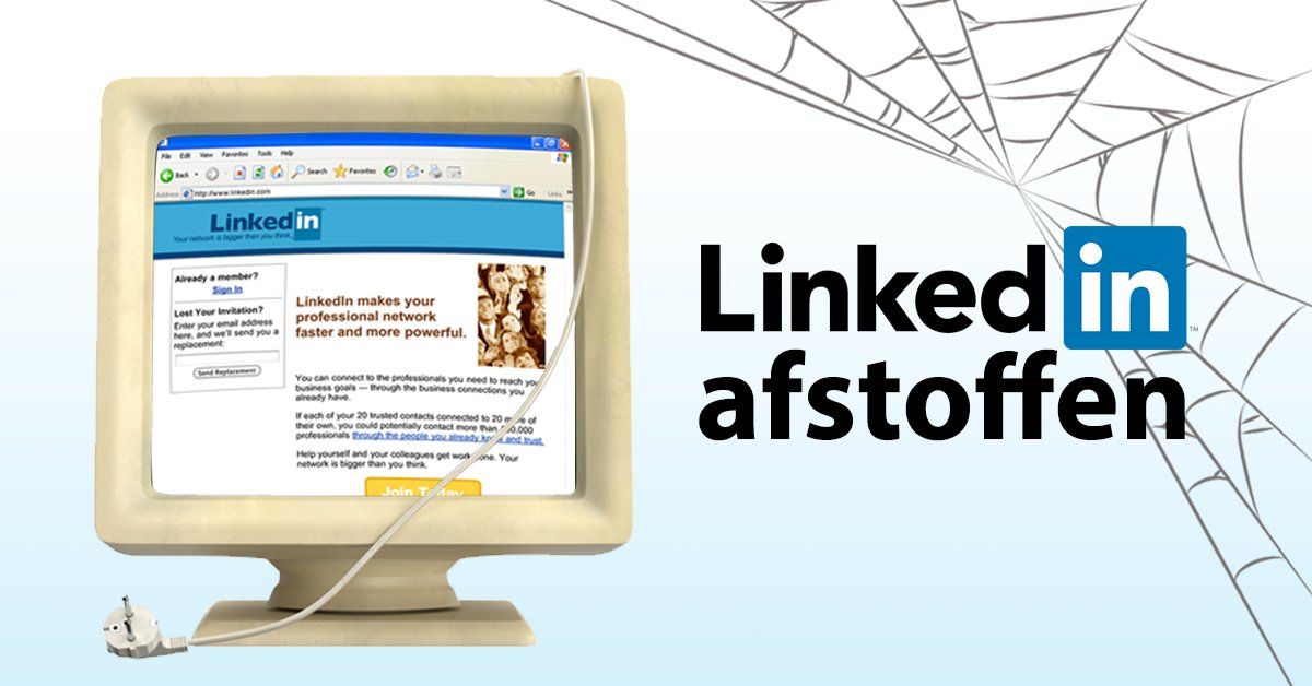 #LinkedIn stoffig en ouderwets? Afstoffen die handel! vdp.gr/linkedin-afsto…