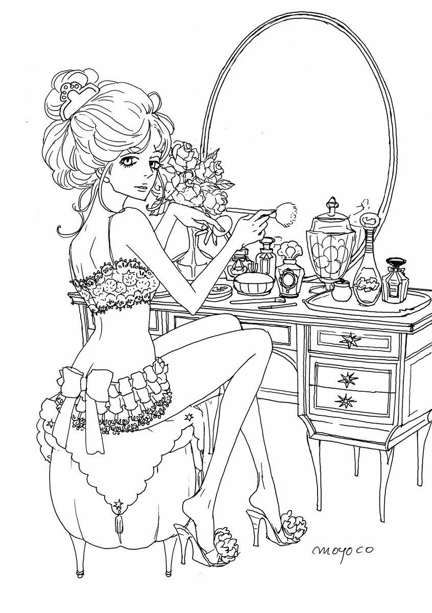 安野モヨコの塗り絵ができそうな線画イラスト♡
「塗り絵をしたい」という声が多かったので…線画3枚を公開。
デジタルで塗ったり、印刷して塗ったり。。楽しんみてください〜!担当編集(まりも)
?https://t.co/AnUb5YQOM7