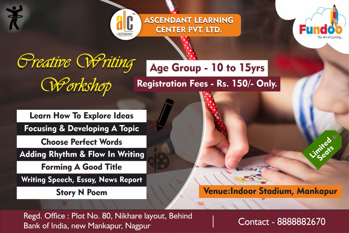 salmaanjumngp's tweet image. #ImproveHandwriting #Creativity #Focusing #WritingSpeech #Essay #Poem #AscendantLearningCenter ,#FundooClasses #Workshop #Mankapur