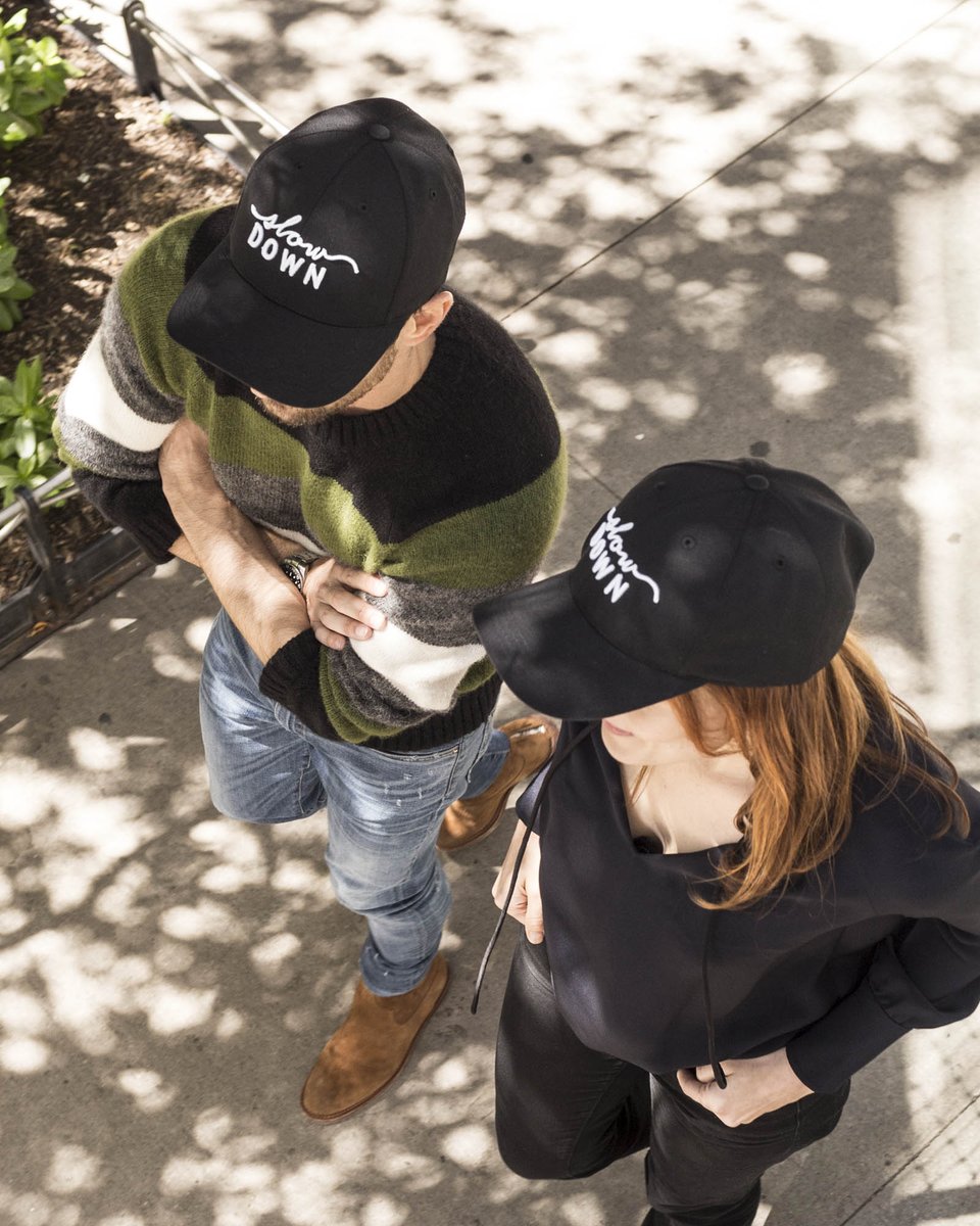 Slow down! This #NYFW, @KCDWorldwide has teamed up with @ATMTees  to create this limited edition Slow Down cap... (1 of 2)