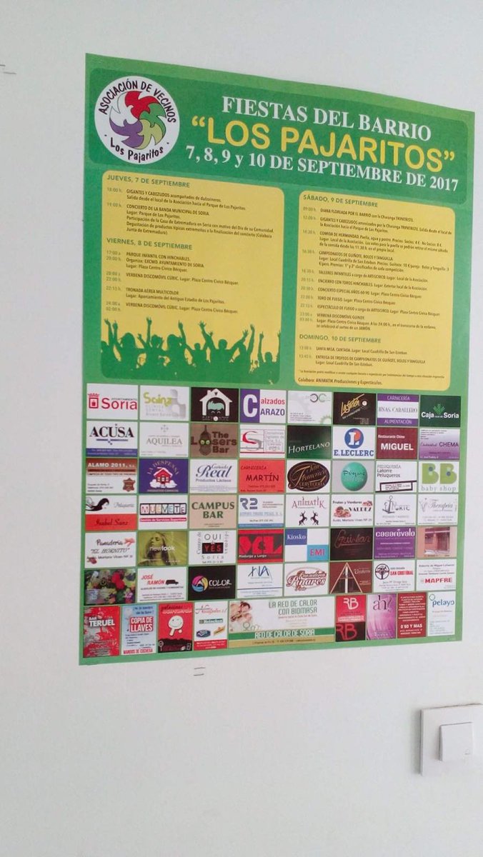 Psique colabora con el barrio en fiestas :) <a href="/aavvpajaritos/">AAVV Los Pajaritos</a>