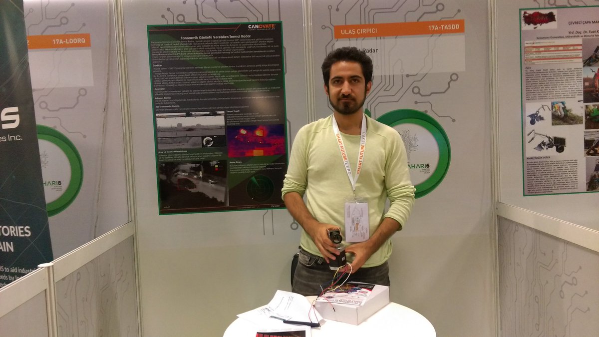 smartfutureexpo's tweet photo. Dal: "Projenin en büyük avantajı, alt edilen termal kameralara alternatif olarak doğan bu projenin maliyetinin az olması" #smartfutureexpo https://t.co/eCndynCqxO