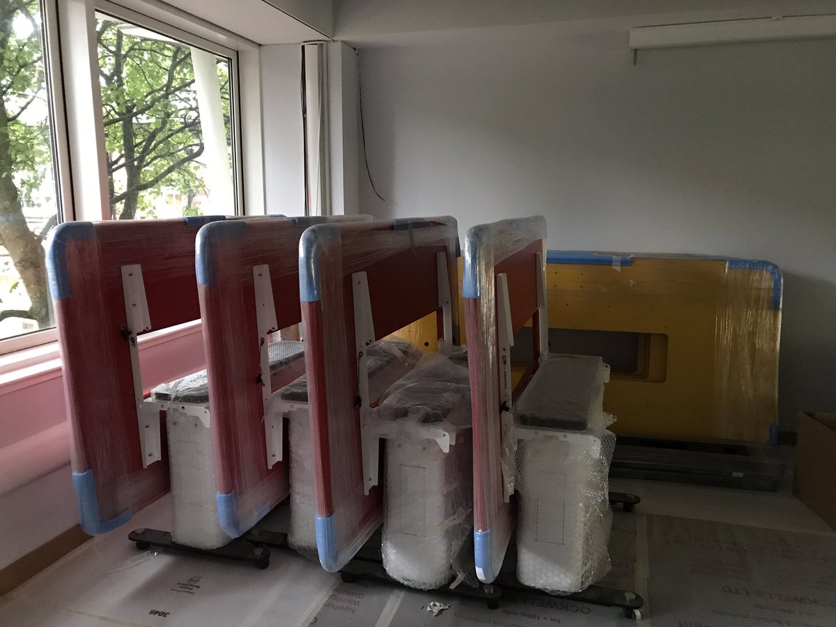 TeamMateWorld's tweet photo. WorksZone Collaboration Tables delivered and ready for install by @StreamtecAV @StreamtecLtd for @dundeeuni #IdeasRoom #Summerinstall https://t.co/YRLu2YJDtb
