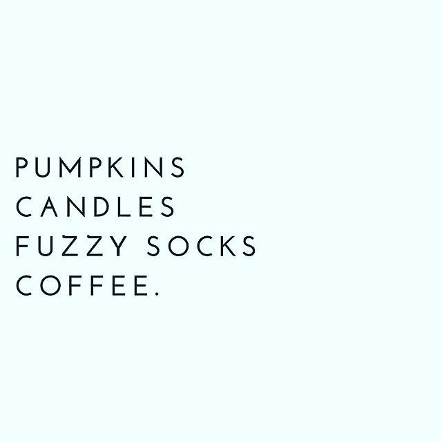 2 weeks till Fall :) #pumpkins #candles #fuzzysocks #coffee ift.tt/2waWsPr