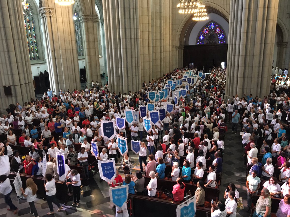 Legião de Maria lota a Catedral da Sé para missa presidida por <a href="/DomOdiloScherer/">Dom Odilo Scherer</a>