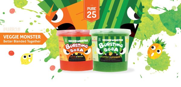 Try first-in-the-world vegetable juice boba goo.gl/YhPK5P  #VeggieMonster #debut #boba #bubbletea #froyo #funfood #foodie #bobatea