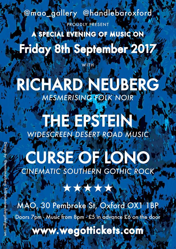 The Epstein (@the_epstein) on Twitter photo This is TOMORROW folks! Doors @ 7pm music from 8pm. Spread the word and see you there.. <a href="/mao_gallery/">Modern Art Oxford</a> <a href="/Handlebaroxford/">The Handlebar</a> <a href="/curseoflonoband/">Curse of Lono</a> This is TOMORROW folks! Doors @ 7pm music from 8pm. Spread the word and see you there.. <a href="/mao_gallery/">Modern Art Oxford</a> <a href="/Handlebaroxford/">The Handlebar</a> <a href="/curseoflonoband/">Curse of Lono</a>