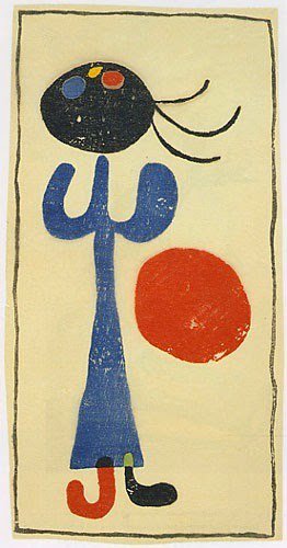 MenschOhneMusil's tweet photo. 1958, Joan #Miró, Woodcut from #Eluard’s Book of Poems ’A Toute Epreuve’. https://t.co/cCBxPwMyj4