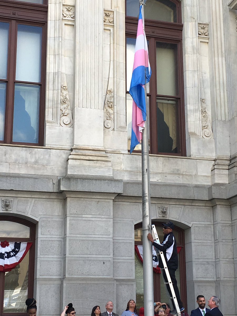 PPSPtweets's tweet photo. We're at Philly Trans* Health Conference Flag Raising! #phillytranshealth https://t.co/9lV0aOxIvT