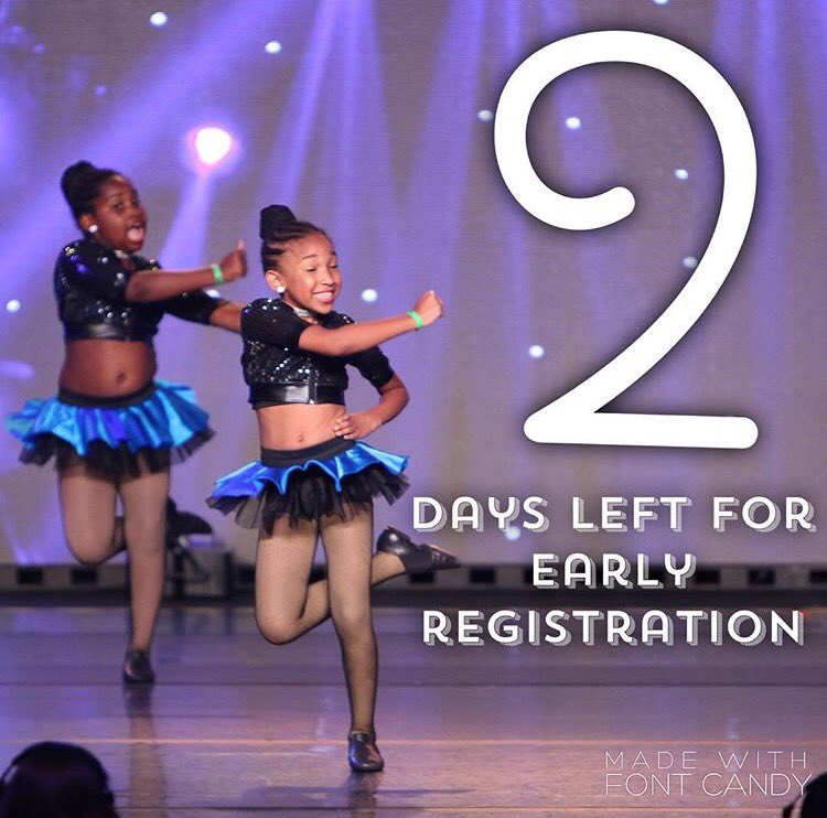2 DAYS UNTIL THE FIRST DAY OF CLASS!🎉 #RegisterToday✨