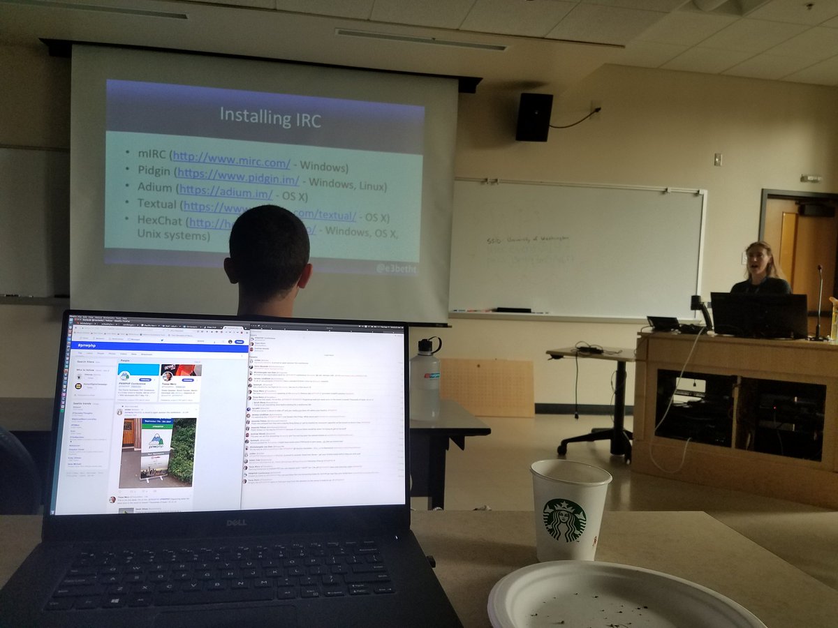 zaskoda's tweet image. &quot;Becoming An Open Source Contributor&quot; with @e3BethT at #pnwphp