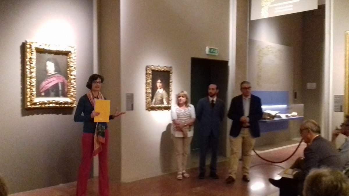 #MartinaBagnoli presenta alla stampa L’altro Rinascimento. Miniatura ebraica nel Ducato estense' con i curatori Milena Ricci e Tomas Fiorini