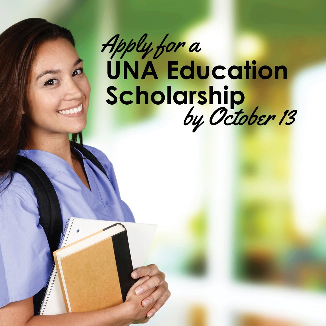 UnitedNurses's tweet photo. Apply for a UNA Nursing Education Scholarship by October 13: https://t.co/0omCwD7CNc #abpse #abhealth https://t.co/jZhkChNlVB