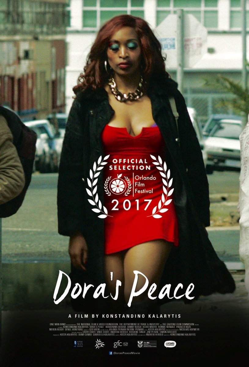 DORA'S PEACE OFFICIALLY SELECTED to screen at the ORLANDO FILM FESTIVAL IN FLORIDA USA IN OCTOBER! Available in SA on DVD from Takealot!