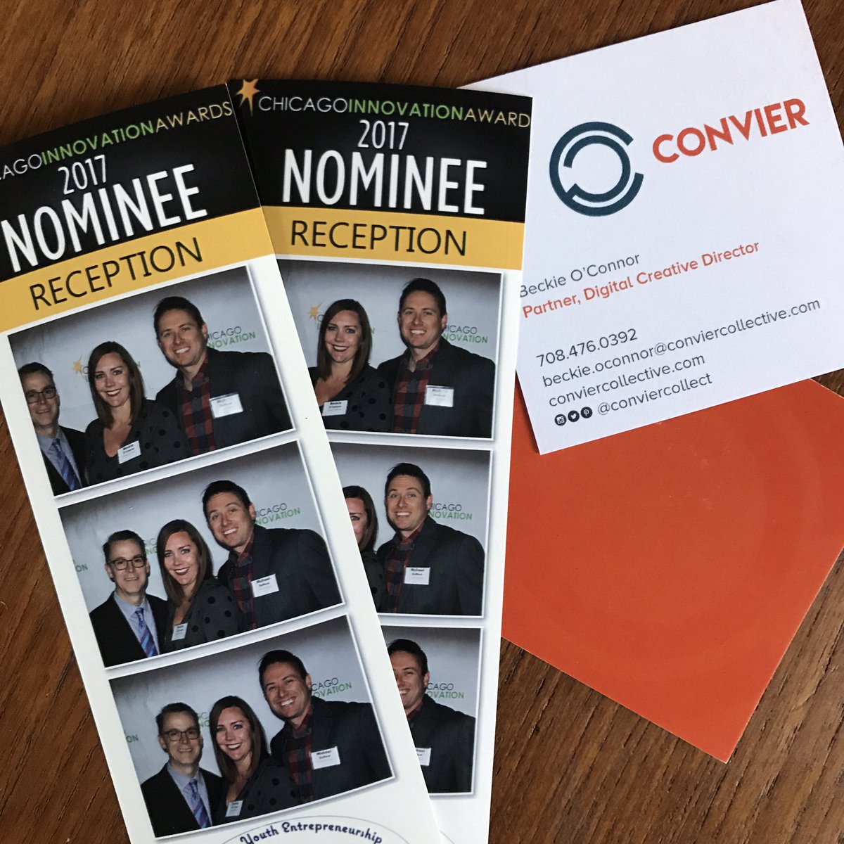 ConvierCreative's tweet image. Convier representing at the Innovation Award Nominee Reception #Chicago #2017cianominees #lookingood #conviercollective @Chi_Innovation
