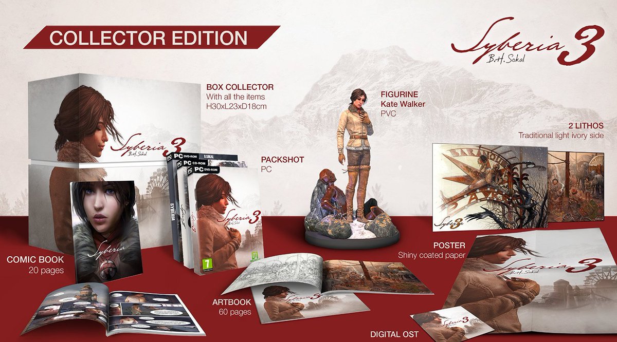 JVCom's tweet photo. 👊 CONCOURS

L'édition collector de Syberia 3 à gagner, et elle est très classe !

RT + Follow

Fin le 11/09 à 14h https://t.co/iJSiaW35Cn