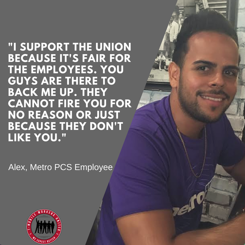 T Mobile Workers On Twitter Metro Pcs Workers Are Joining T Mobile Workers United I Support The Union Because It S Fair For The Employees Weexpectbetter Https T Co Wwy2c6norg