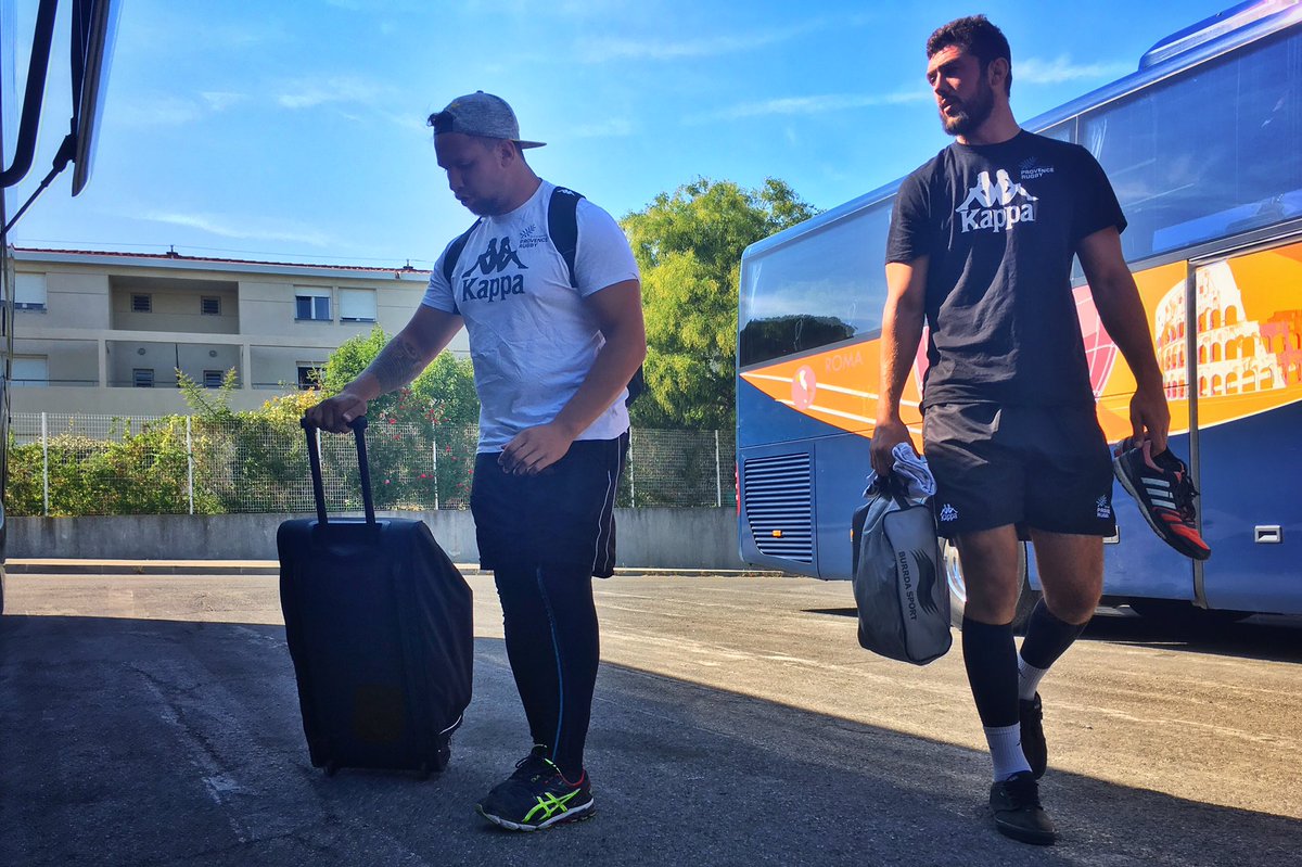 ProvenceRugby's tweet photo. J-1 avant @CSBJ_Officiel | (nouveau) Départ pour les Noirs #CSBJPRO https://t.co/HmKx6nzynA