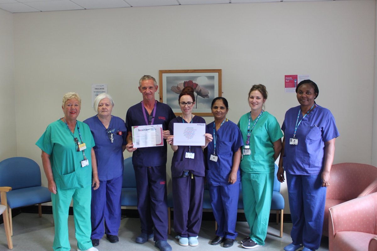 Our fabulous team in the Surgical Day Care Unit have only gone and won a <a href="/HWSunderland/">HW Sunderland</a> Star Award for great patient feedback #TeamSDCU 🏆