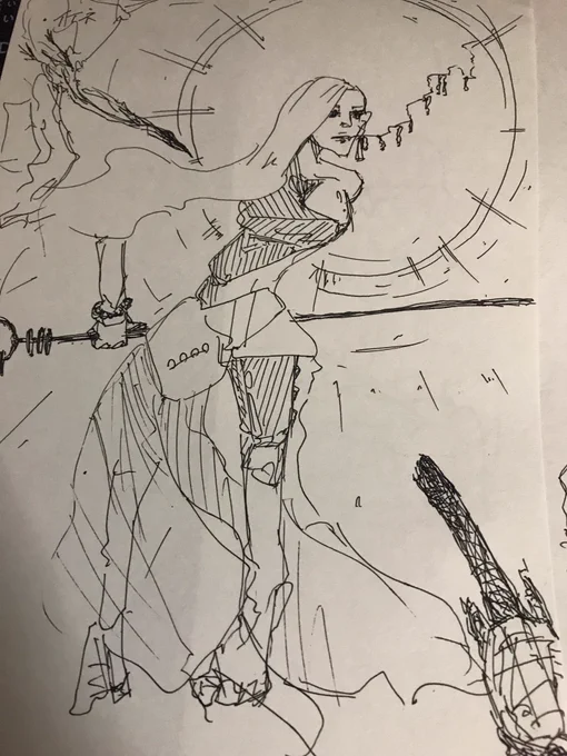 久々に落書きしたらキマッたので、載せ 