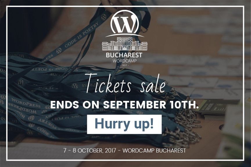 WordCampBuc tweet picture