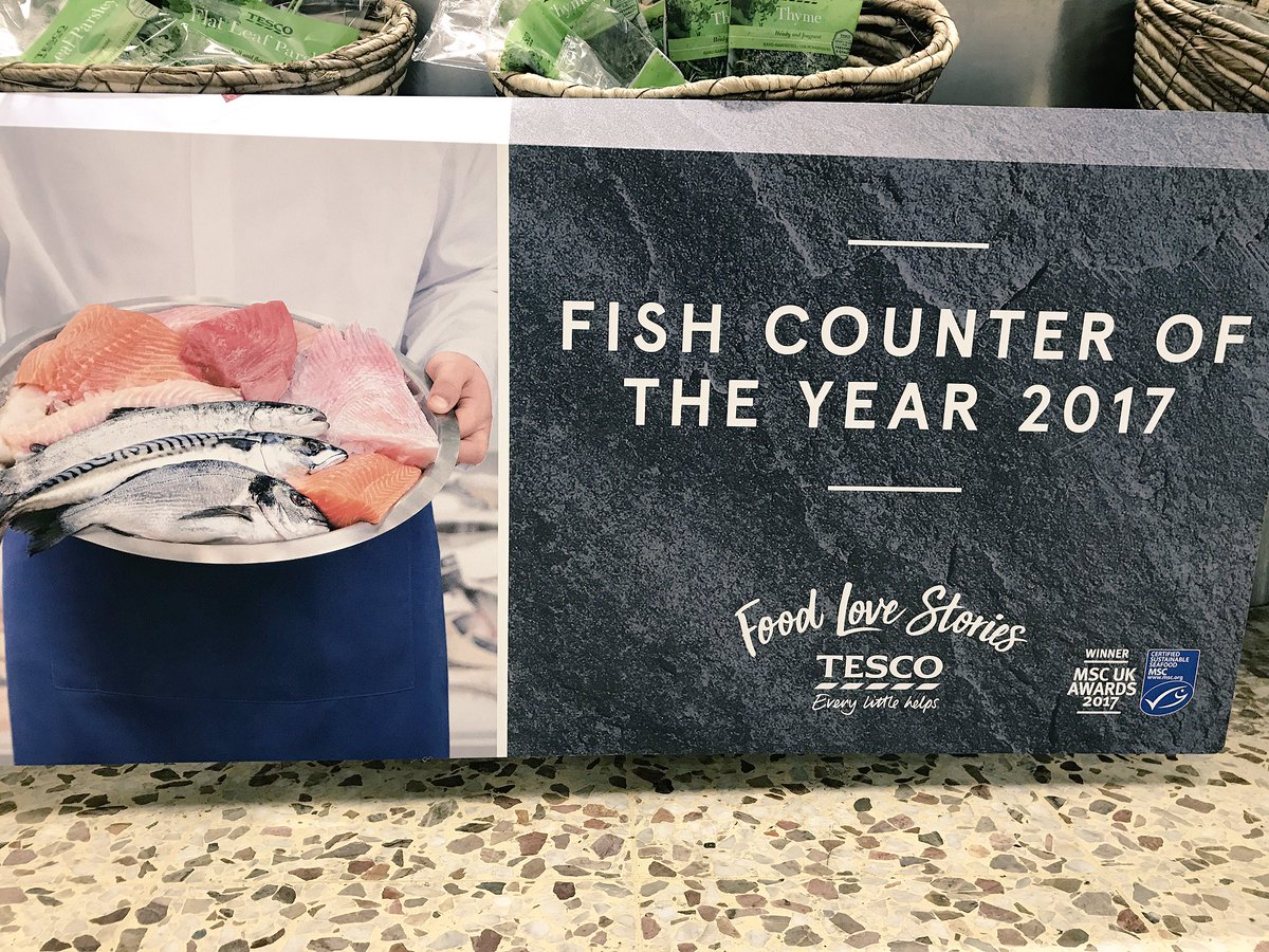 Proud to be apart of this award 🐠🐠 Come and see why at Tesco East Didsbury!!