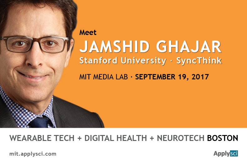 Dr. Jam Ghajar speaking on eye tracking as part of applysci