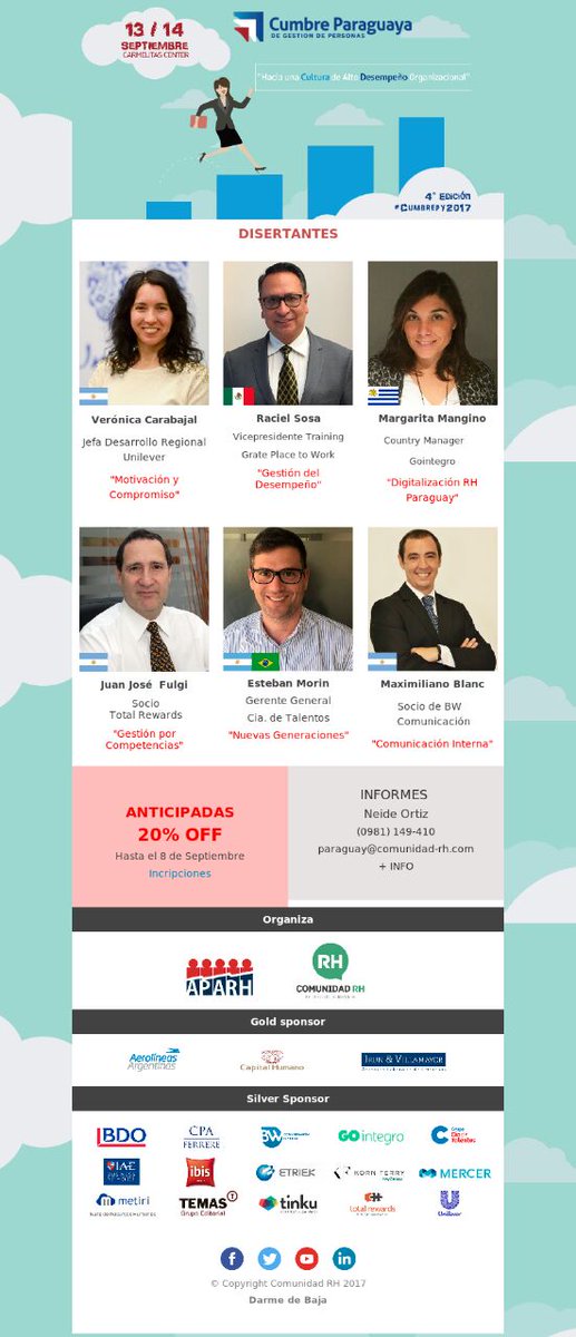 Cumbre Paraguaya de Gestión de Personas, "Hacia una cultura de Alto Desempeño Organizacional"