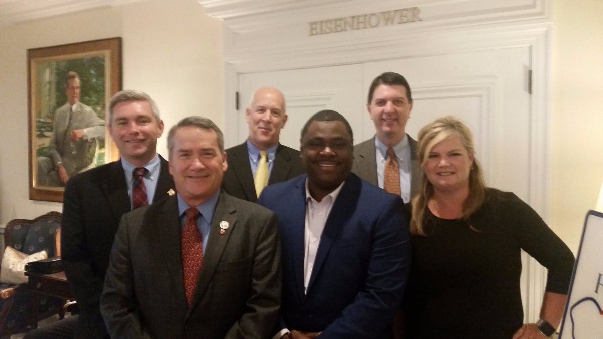 Great breakfast meeting with reps from the City of Covington &amp; the Newton County Chamber of Commerce. Looking forward to our job fair! #GA10