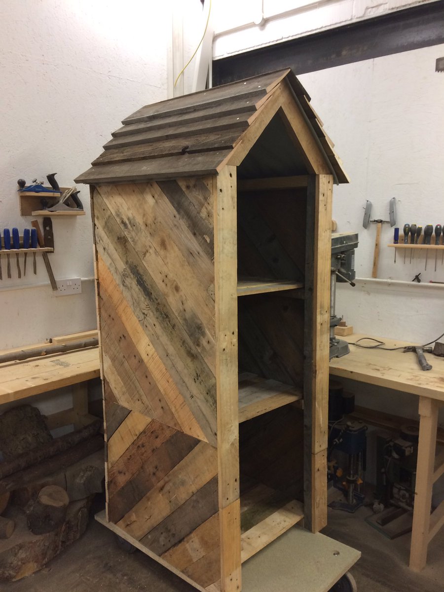 Sentry box style #garden storage #upcycle - recent commission #mensshed #broadstairs want us to make or repair something for you?