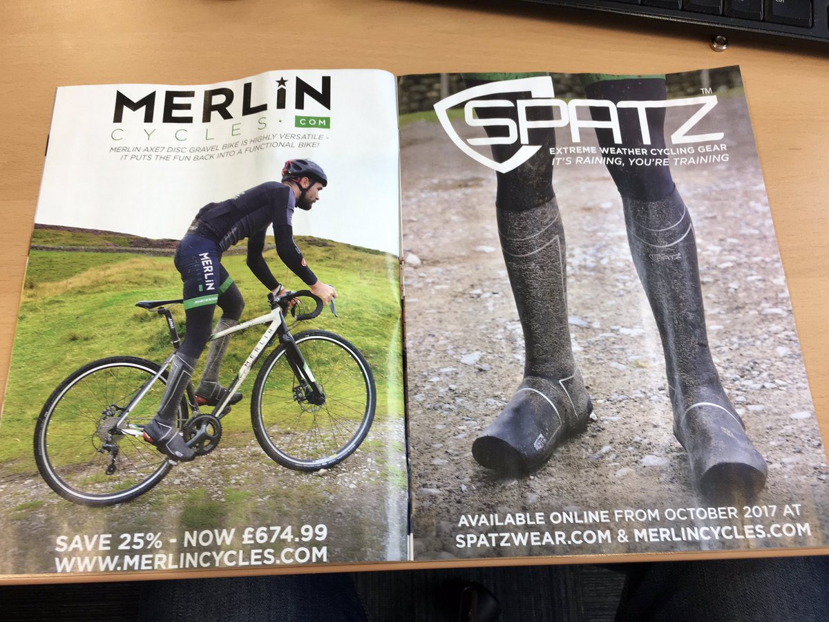 SPATZ Overshoes hit <a href="/cyclingweekly/">Cycling Weekly</a>! Your best armour against cold feet this winter. Don't let cold feet ruin your ride! <a href="/merlincycles/">Merlin Cycles Ltd</a> #new