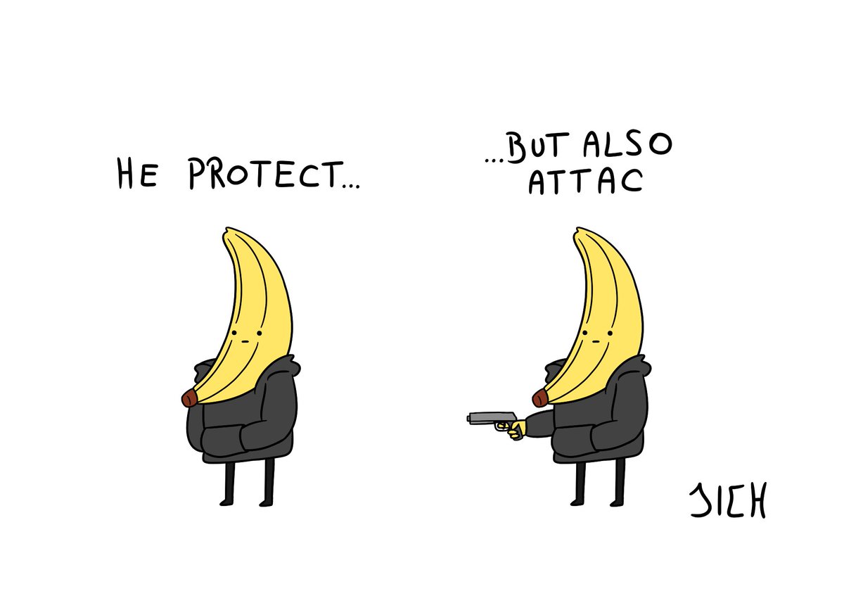 BeSoul44's tweet photo. 🍌
#Meme #HeProtect #ButAlsoAttac #Drawing https://t.co/jXgn7BVyiv