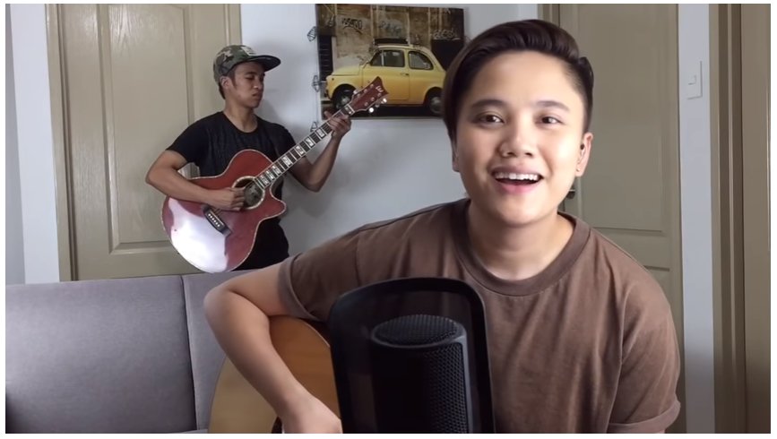 WonderJocella's tweet photo. @kaye_cal You give me butterflies. I can't stop smiling. OMG! 😍☺️
🎧 - Paniwalaan mo
#PushAwardsTeamKayeCal #KayeCalCovers https://t.co/Is0O6MccBS