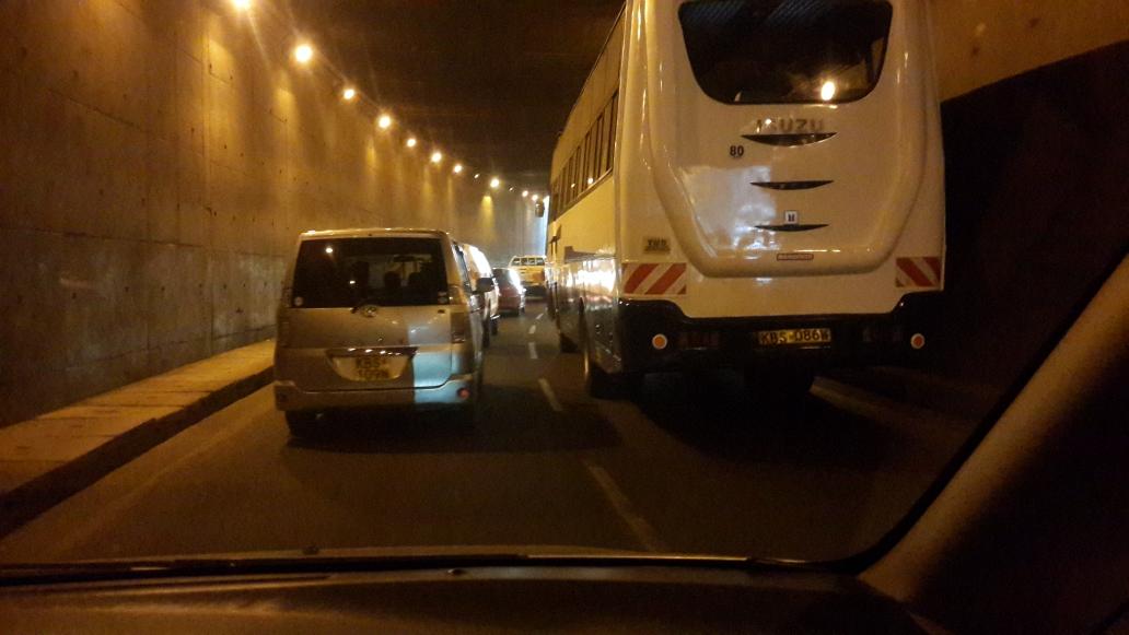 KenyanTraffic's tweet image. 17:57 via  @tiimoh  
Forest rd underpass frm thika rd due to a guy who forgot to fuel his probox