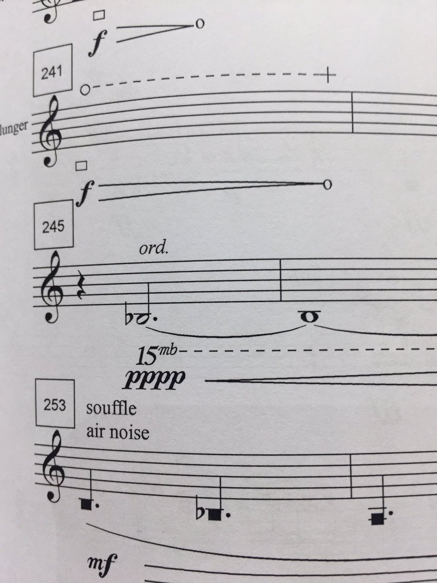 Linham_Ryan's tweet photo. Today's #trumpet fun - double pedal plungers! #extendedtechnique 😝 https://t.co/f3k75ydiho
