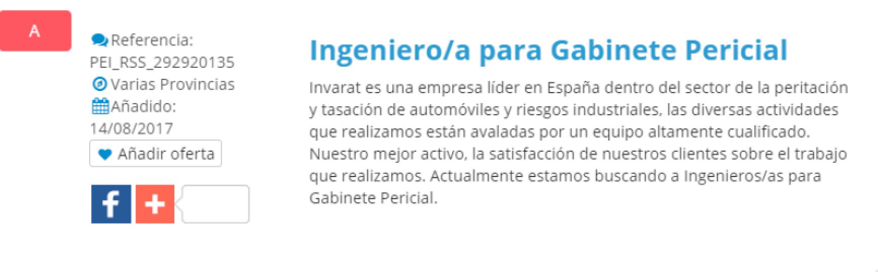 ProempleoIngenieros.es #empleo Ingeniero/a para gabinete pericial https://t.co/O2KMb5wtSj https://t.co/JNf0SMzXlp
