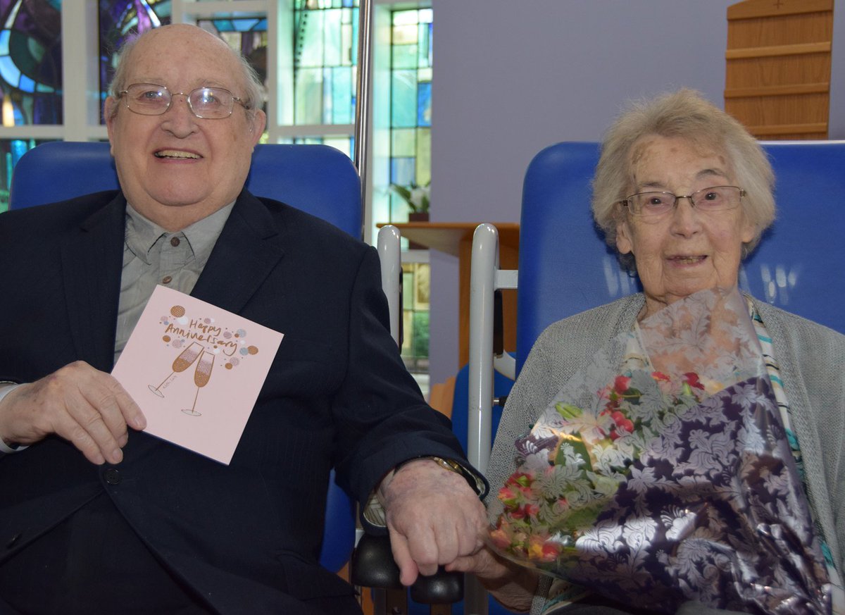NHSLanarkshire's tweet photo. Caring staff organise 55th wedding anniversary surprise for couple being looked after in same hospital https://t.co/NZJTiDlFW5 https://t.co/dyOfElxPWG